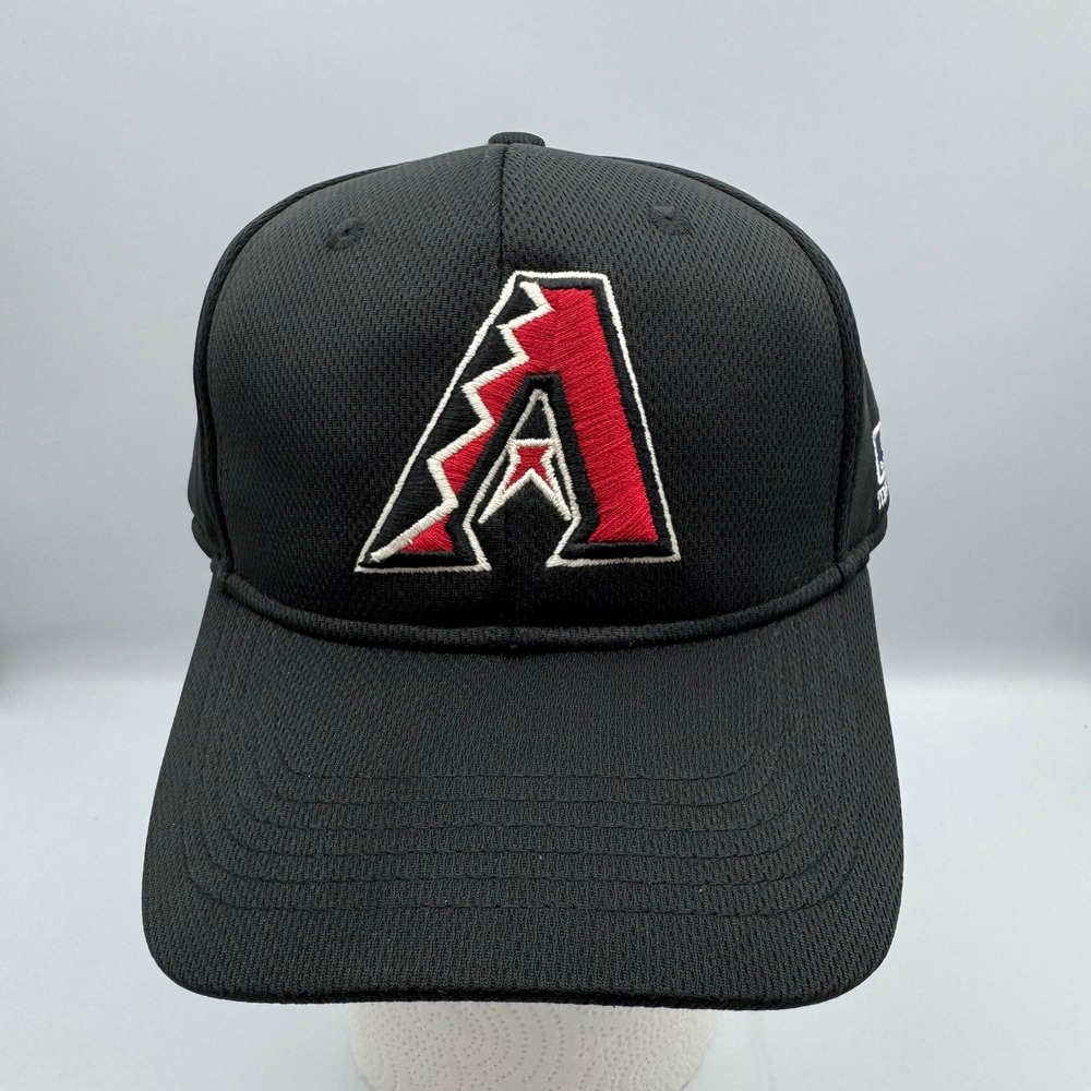 Arizona Diamondbacks MLB Black Fitted Baseball Cap Hat Youth Size NWT‎